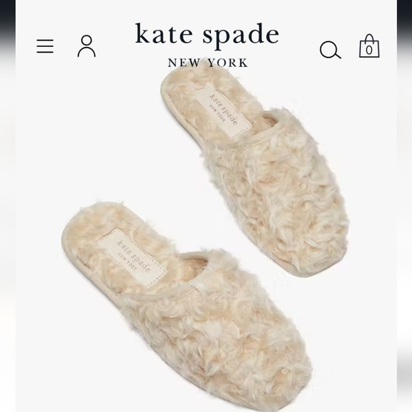 Dove Slippers Kate spade size 5 - Picture 3 of 16